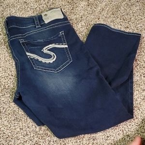 Silver suki Capri w33/ l 22.5